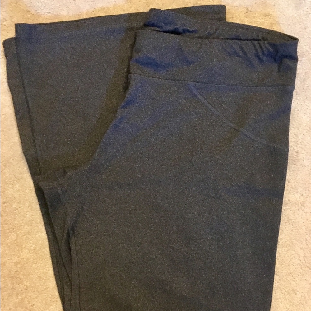 Gray athletic yoga pants sz L
